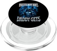 Tout ce Que Papa Veut, Papa obtient Alpha Wolf Meme Cringe Furry PopSockets PopGrip pour MagSafe