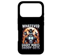Tout ce Que Papa Veut, Papa obtient Un drôle de mème de Loup-Garou Coque pour iPhone 17 Pro