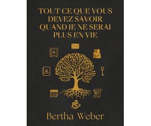 Tout ce que Vous devez savoir quand je ne serai plus en vie: Quand je meurs, Planification de la fin de vie, Faciliter la vie de ceux que vous laissez derrière vous. 8.5 x 11 Pouces, Finition Mate.