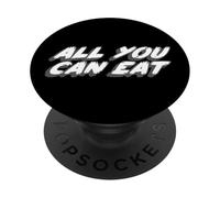 Tout ce Que Vous Pouvez Manger | Aliments de Restaurant affamés PopSockets PopGrip Adhésif