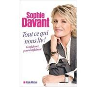 Tout ce qui nous lie Sophie Davant (Auteur)