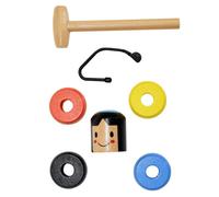 Tout Comme Un Spectateur Regardant Une Animation Cg. Immortal Daruma Petit Homme En Bois, Tenace, Incassable, Jeu Magique En Bois, Jouet Cadeau