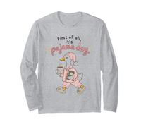 Tout d'abord, C'est la journée du Pyjama : Funny Cute Goose Manche Longue