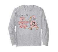 Tout d'abord, C'est la journée du Pyjama : Funny Cute Goose Manche Longue