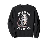 Tout d'abord, Je suis Un délicieux Opossum drôle Sweatshirt