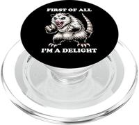 Tout d'abord, Je suis Un Opossum Sarcastique en colère PopSockets PopGrip pour MagSafe