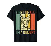 Tout d'abord, je suis une amoureuse sarcastique et colérique des lamas T-Shirt