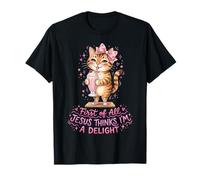 Tout d'abord, Jésus Pense Que Je suis Un Charmant Chat drôle T-Shirt