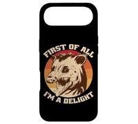 Tout d'abord, Le graphisme Amusant d'un Possum Hurlant de I'm a Delight Coque pour iPhone Air