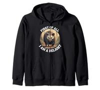 Tout d'abord, t-Shirt Im A Delight, Funny Opossum, Angry Opossum Sweat à Capuche