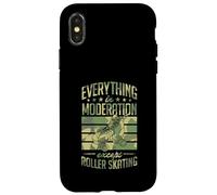 Tout dans la modération sauf Le Patin à roulettes Coque pour iPhone X/XS