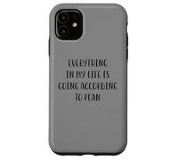 Tout dans ma Vie va Selon Le Plan White Lie Coque pour iPhone 11