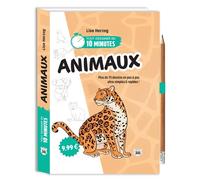 Lise Herzog – Tout dessiner en 10 minutes : Animaux – Plus de 75 dessins pas à pas – Broché