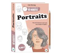 Lise Herzog – Tout dessiner en 10 minutes : Portraits – Plus de 75 dessins pas à pas – Broché