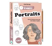 Lise Herzog – Tout dessiner en 10 minutes : Portraits – Plus de 75 dessins pas à pas – Broché