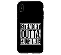 Tout Droit Outta Saut Sainte Marie Coque pour iPhone XS Max