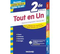 Tout en Un 2de - Cahier du jour Cahier du soir