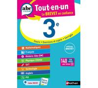 ABC du Brevet Tout-en-un 3e – Toutes les matières pour le Brevet 2026 – Nathan