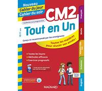 Tout en Un CM2 - Leçons, méthodes et exercices - Nouveau Cahier du jour Cahier du soir