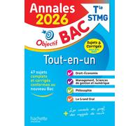 Annales Objectif BAC 2026 - Bac STMG Tout-en-un - sujets et corrigés