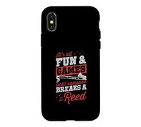 Tout est Amusant et Jeux jusqu'à ce Que Quelqu'un Brise Une Roseau Coque pour iPhone X/XS