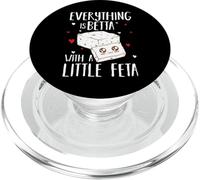 Tout est Betta avec Un Peu de Fromage Feta Greece PopSockets PopGrip pour MagSafe