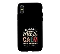 Tout est Calme a Dit qu'aucun Professeur n'avait jamais été drôle Coque pour iPhone X/XS