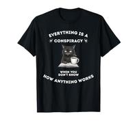 Tout est Complot Quand on ne Sait Rien, Chat T-Shirt