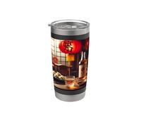 Tout est meilleur avec Baijiu - More Baijiu Gobelet isotherme en acier inoxydable double paroi