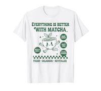 Tout est Meilleur avec Le thé Vert Matcha Happy Vibes T-Shirt