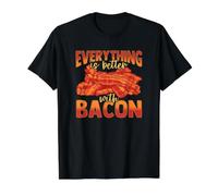 Tout est Meilleur avec Un délicieux Petit déjeuner Gras au Bacon T-Shirt Graphique avec Valeur