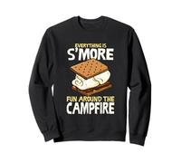 Tout est Plus Amusant Autour du feu de Camp pour Les Amoureux des Mores Sweatshirt