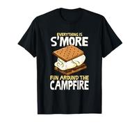 Tout est Plus Amusant Autour du feu de Camp pour Les Amoureux des Mores T-Shirt