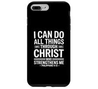 Tout Est Possible Avec Christ, Philippiens 4:13 Coque pour iPhone 7 Plus/8 Plus