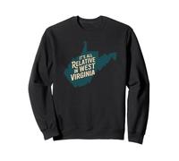 Tout est Relatif en Virginie-Occidentale Funny WV Mountain Love Sweatshirt