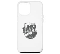 Tout est Un Disque de Jazz et Un Saxophone Coque pour iPhone 12 Pro Max