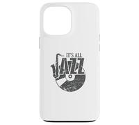 Tout est Un Disque de Jazz et Un Saxophone Coque pour iPhone 13 Pro Max