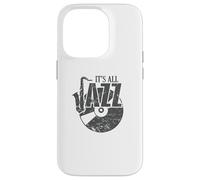 Tout est Un Disque de Jazz et Un Saxophone Coque pour iPhone 14 Pro