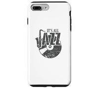 Tout est Un Disque de Jazz et Un Saxophone Coque pour iPhone 7 Plus/8 Plus