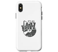 Tout est Un Disque de Jazz et Un Saxophone Coque pour iPhone X/XS