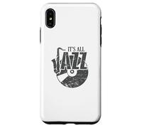 Tout est Un Disque de Jazz et Un Saxophone Coque pour iPhone XS Max