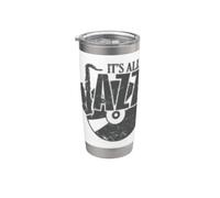 Tout est un disque de jazz et un saxophone Gobelet isotherme en acier inoxydable double paroi