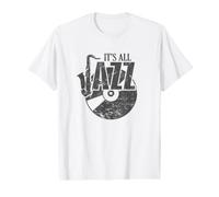 Tout est Un Disque de Jazz et Un Saxophone T-Shirt Graphique avec Valeur