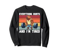 Tout Fait Mal et J'Ai Faim, Amateur de Sport rétro Capybara Sweatshirt