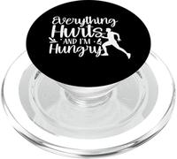 Tout Fait Mal Et J'Ai Faim Coureur Jogger La Course À Pied PopSockets PopGrip pour MagSafe