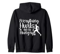 Tout Fait Mal Et J'Ai Faim Coureur Jogger La Course À Pied Sweat à Capuche