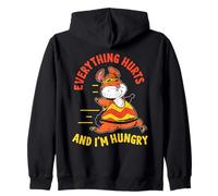 Tout Fait Mal Et J'Ai Faim Coureur Jogger La Course À Pied Sweat à Capuche