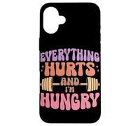 Tout Fait Mal et J'Ai Faim | Funny Fitness Girls Weights Coque pour iPhone 16 Plus