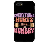 Tout Fait Mal et J'Ai Faim | Funny Fitness Girls Weights Coque pour iPhone SE (2020) / 7/8