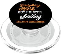 Tout Fait Mal Je suis Toujours Souriant RSD CRPS Awareness PopSockets PopGrip pour MagSafe